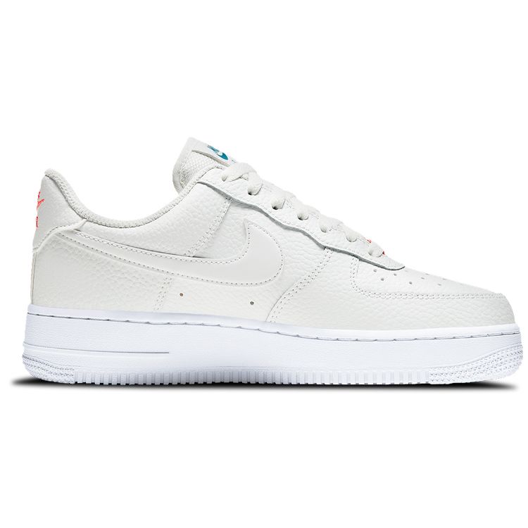 Nike Air Force 1 07 Essential Summit Белые солнечные красные женские кроссовки CT1989-101