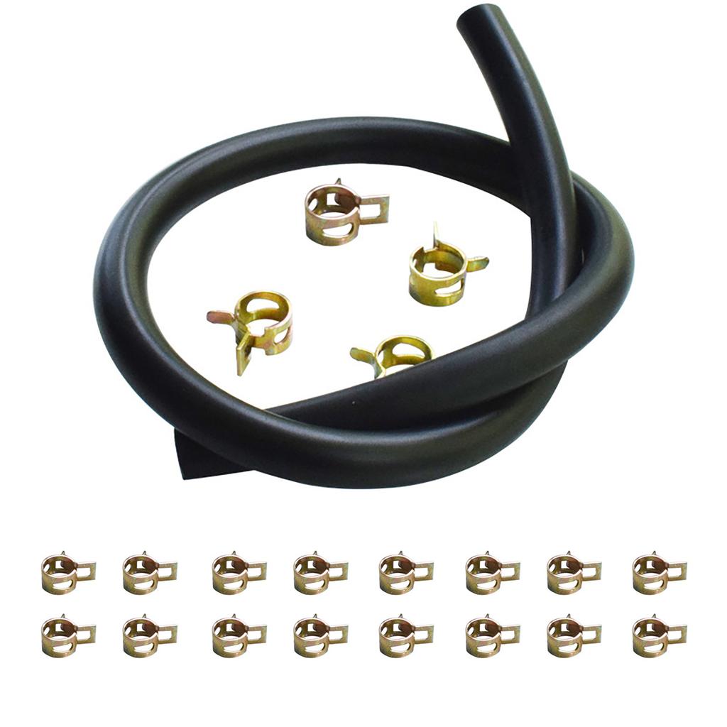 Upgrades Fuel Hose 7mm Includes 10 Hose Clamps Corrosion Resistant Fuel Hose for Automotive Gasoline Diesel Engines