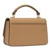 Michael Kors MK Delancey Круглая Кожаная Сумка-тоут на Плечо Crossbody с Металлическим Логотипом Маленькие Женские Сумки Верблюжий 32T4GD8C5L-CAMEL
