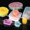 6PCS Non-slip Silicone Lids Kitchen Gadgets Bowl Cap New Microwave Lid