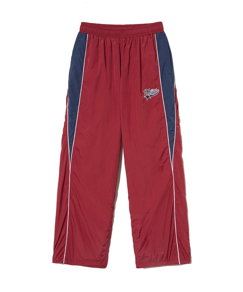 PHYSICAL DEPARTMENT Nylon Tail Track Pants_Burgundy