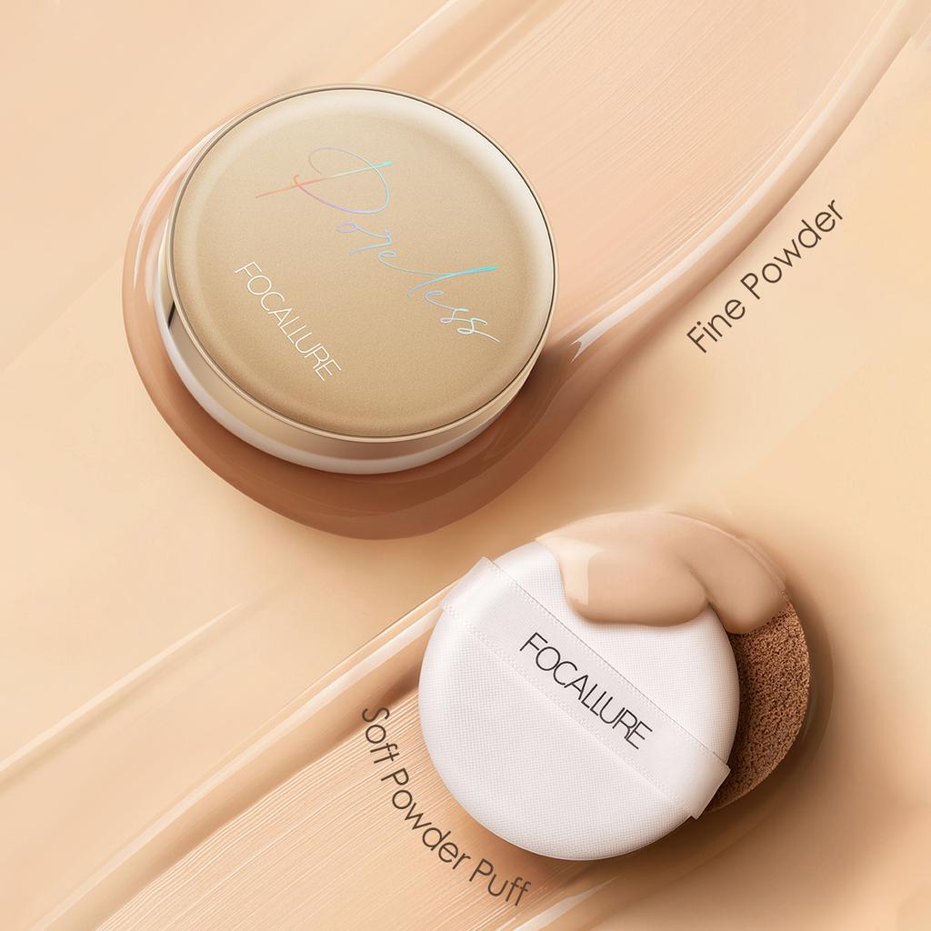 Focallure Poreless BB Air Cushion Foundation CC Cream Матовый консилер Отбеливающий макияж Косметика Водостойкая Осветляющая основа для лица