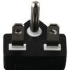 2pcs Black 6-15P To 5-15R American  Plug Adapter Nema 6-15R American  Gauge Adapter  Electrician