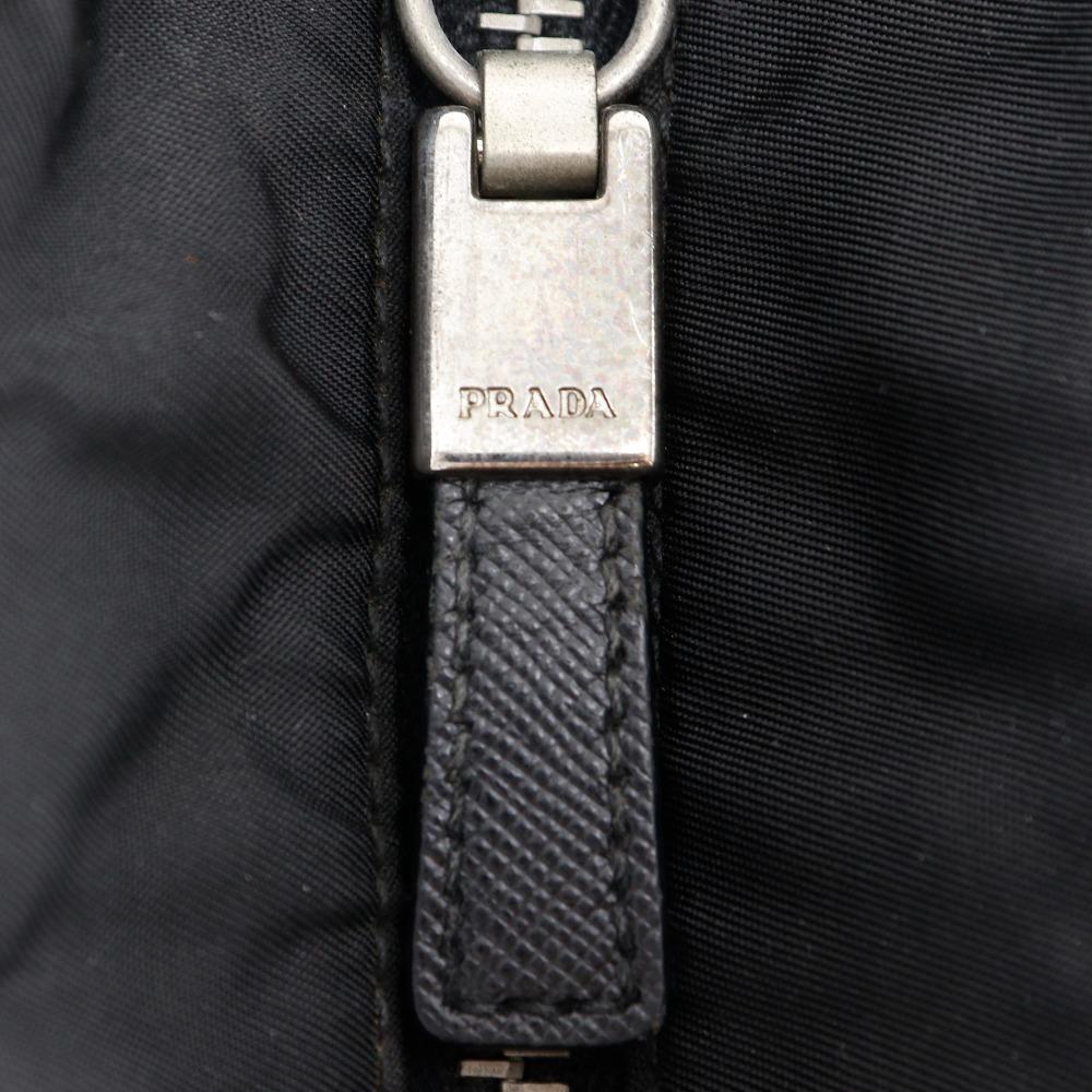 PRADA Tote Bag BR2311 NERO black Nylon/leather Women Used