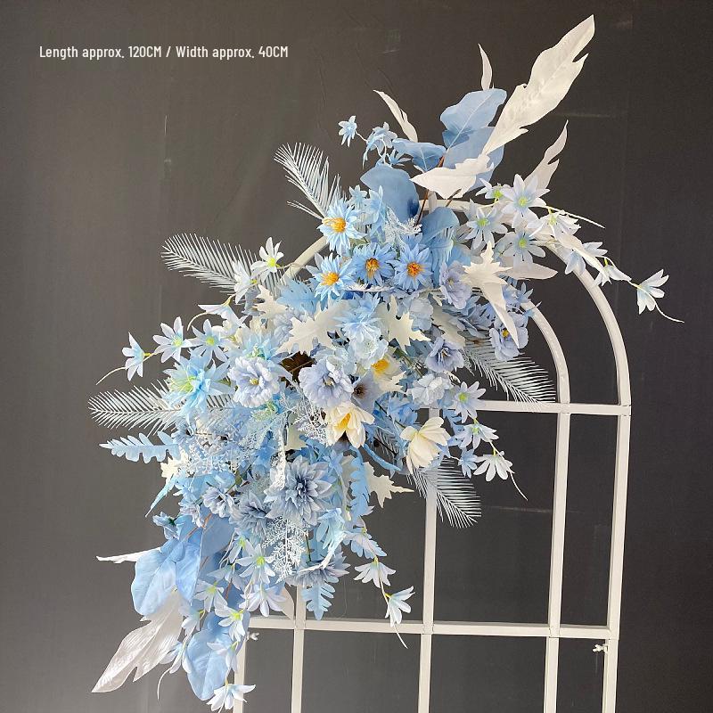 Искусственный Цветочный Декор для Свадебного Места Проведения: для Дорожки, Сцены и Банкетного Зала