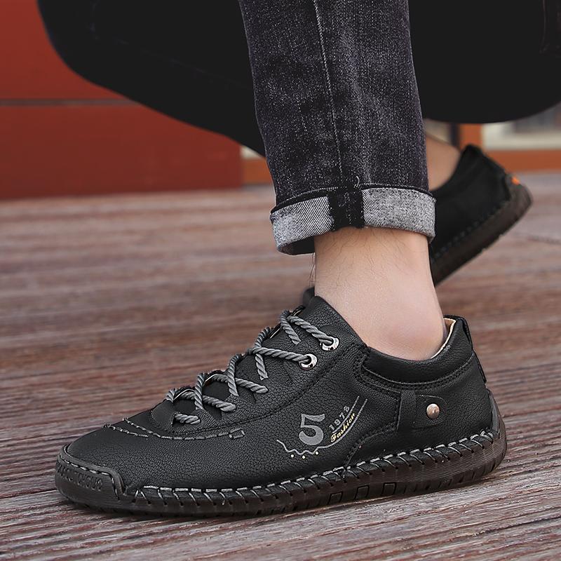 Повседневные кроссовки, кожаная обувь, мужские лоферы, горячая распродажа, мокасины, обувь для инструментов