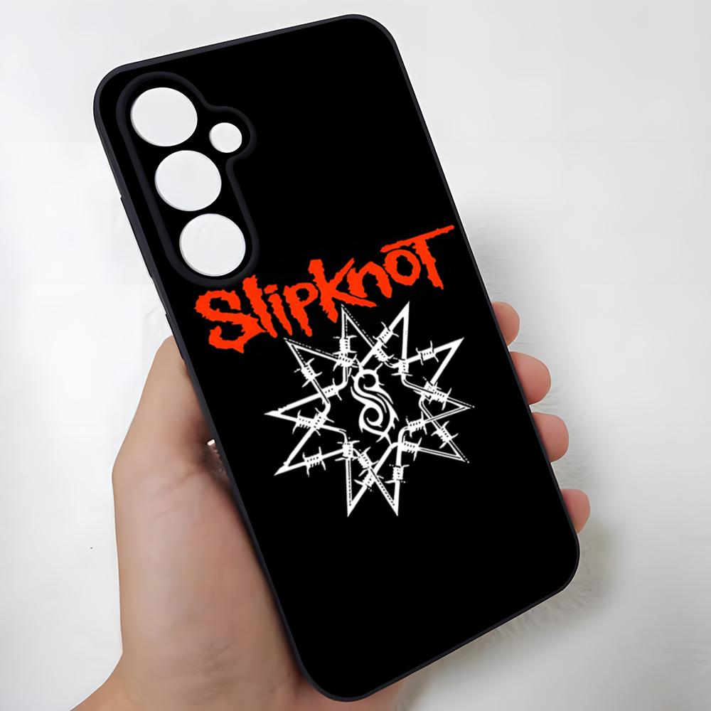 S-Slipknot Popular Band Phone Case For Samsung S26 Ultra S25 Edge Ultra S23 S22 S21 S20 Ultra Plus S24 Fe Glass Cover