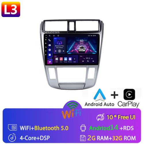 2 Din Car Radio Android Carplay Stereo For Honda City 2008 2010 2011 2012 2013 Мультимедиа HD Экран Автомагнитола Головное Устройство Wifi