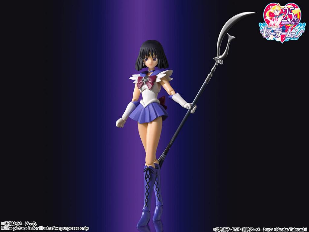TAMASHII NATIONS Sailor Moon R Sailor Saturn Color 130 мм окрашенная подвижная фигурка SHFiguarts -Animation Edition- Приблизительно. ПВХ и АБС