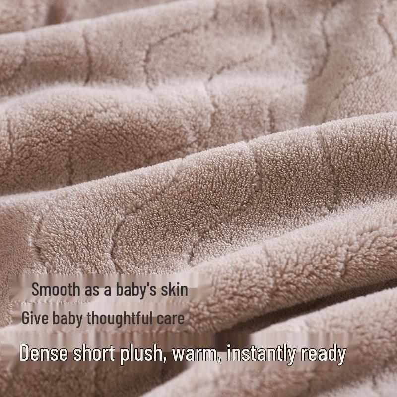 Thick Absorbent Hooded Bath Cloak for Newborns and Children