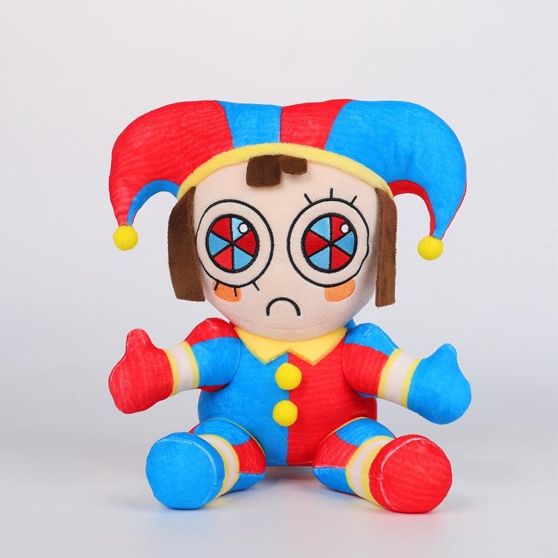 Digital Circus Plush Toy,The Amazing Pomni and Jax Plushies Doll,Plushies Toy for TV Fans Gift, Cute Stuffed Figure Doll