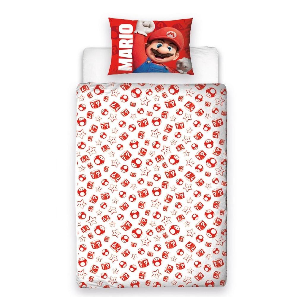 Двусторонний комплект пододеяльников Super Mario Bros Jump