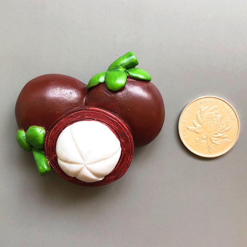 Креативные 3D свежие фрукты магнитные наклейки на холодильник магнитные украшения для кухонь ананас лимон вишня магниты на холодильник подарок