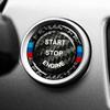 Engine Start Stop Button Cover Carbon Fiber Ring For BMW E90 325i 328i 330i 335i