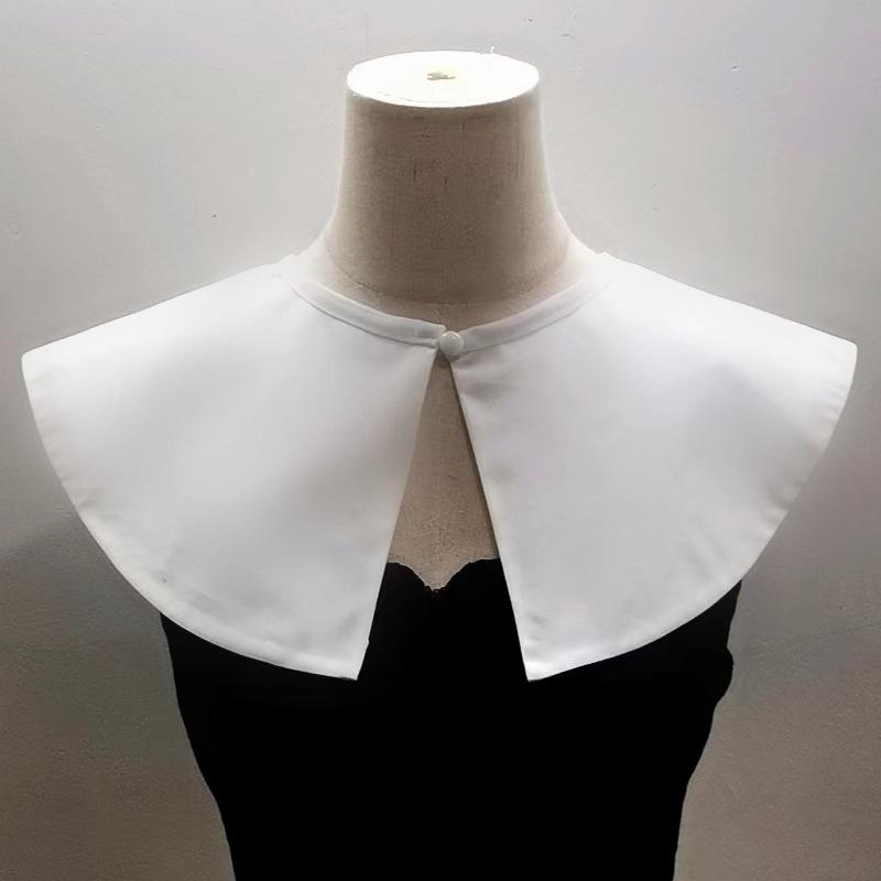 New Large Detachable Collar For Women Decorative Shawl Versatile Skirt Collar Bow Big Lapel