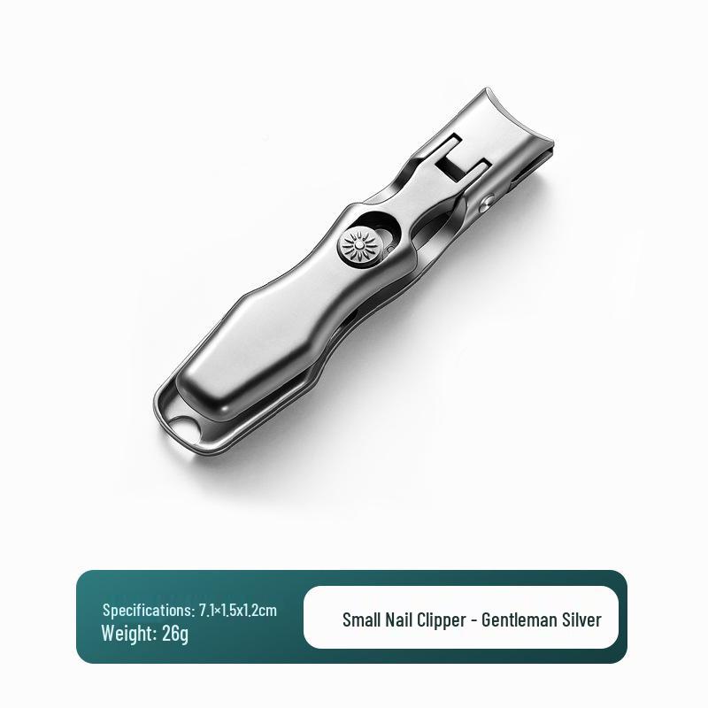 Ножницы для ногтей самоблокирующиеся с защитой от брызг для толстых ногтей на ногах, большое отверстие, сталь 3CR13