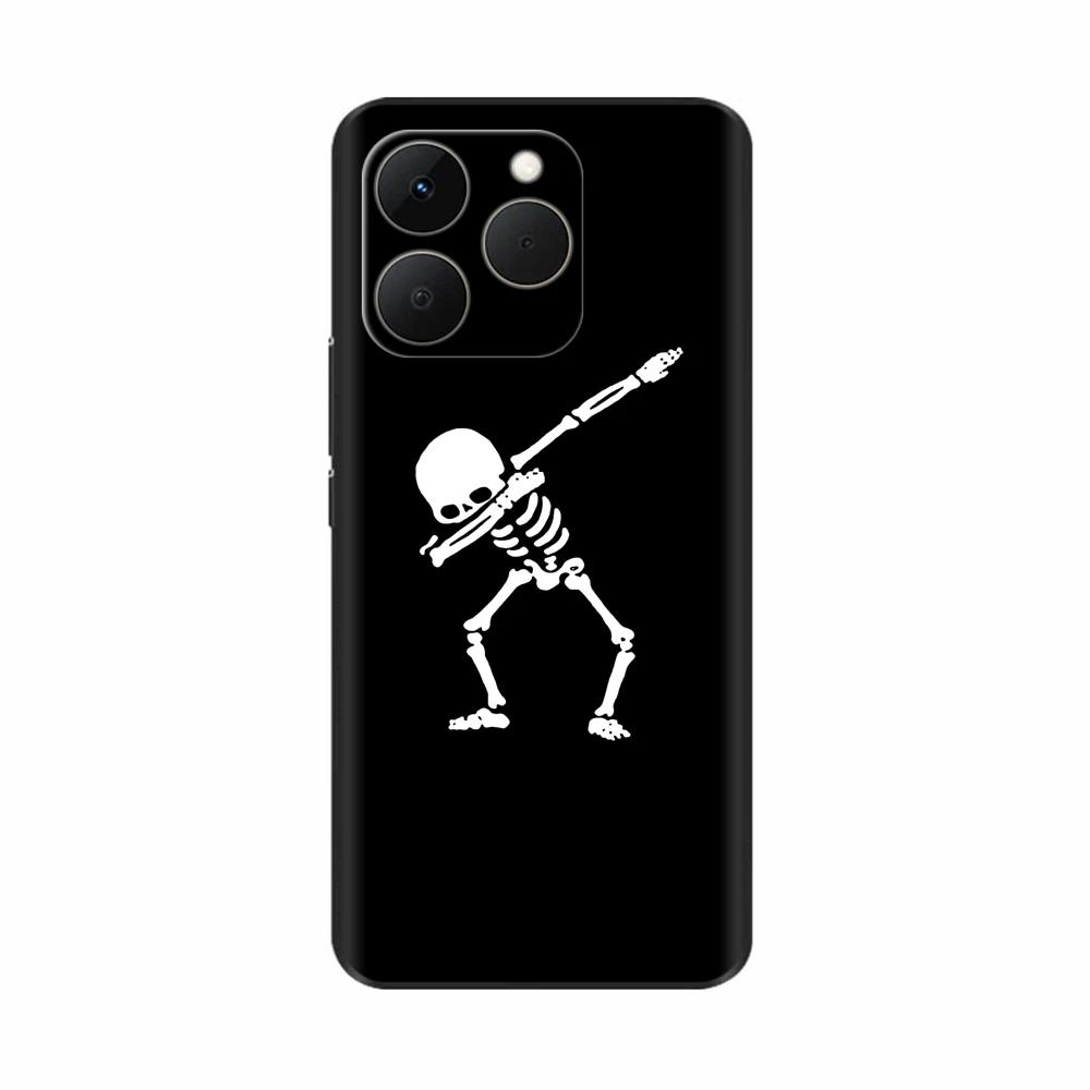 Shockproof Case For Realme 15T 5G Case Luxury Painted Black TPU Silicone Soft Bumper Funda for Realme 15T Phone Cases Back Cover
