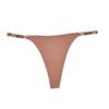 Women Sexy Panties Low-waist Diamond Chain Underwear Metal Decoration G String Thong Female Temptation Lingerie Intimates