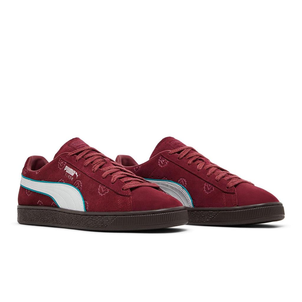 Puma Замша 'Пираты Красных Волос' (унисекс) Кеды для скейтборда Team Regal Red / Silver 396521 01