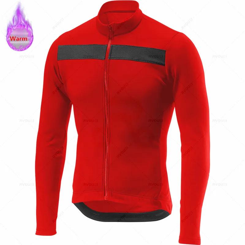 Thermal Fleece Cycling Jersey Set, Racing Bike Suit, Mountain Bicycle Clothing, New Team, Winter Velvet Warm Cycling Clothing Suit Set