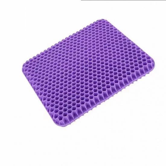 Premium Honeycomb Gel Cooling Seat Cushion, Silicone Breathable Butt Pad Summer Cooling for Office Sitting Car Ice Cold Seat Mat