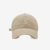 Letter Embroidered Baseball Cap for Men and Women Couples Korean Wide Brimmed Baseball Cap Showing Small Face