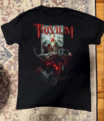 Футболка с принтом группы Trivium, футболка для концерта, унисекс, все размеры от S до 5XL UU914