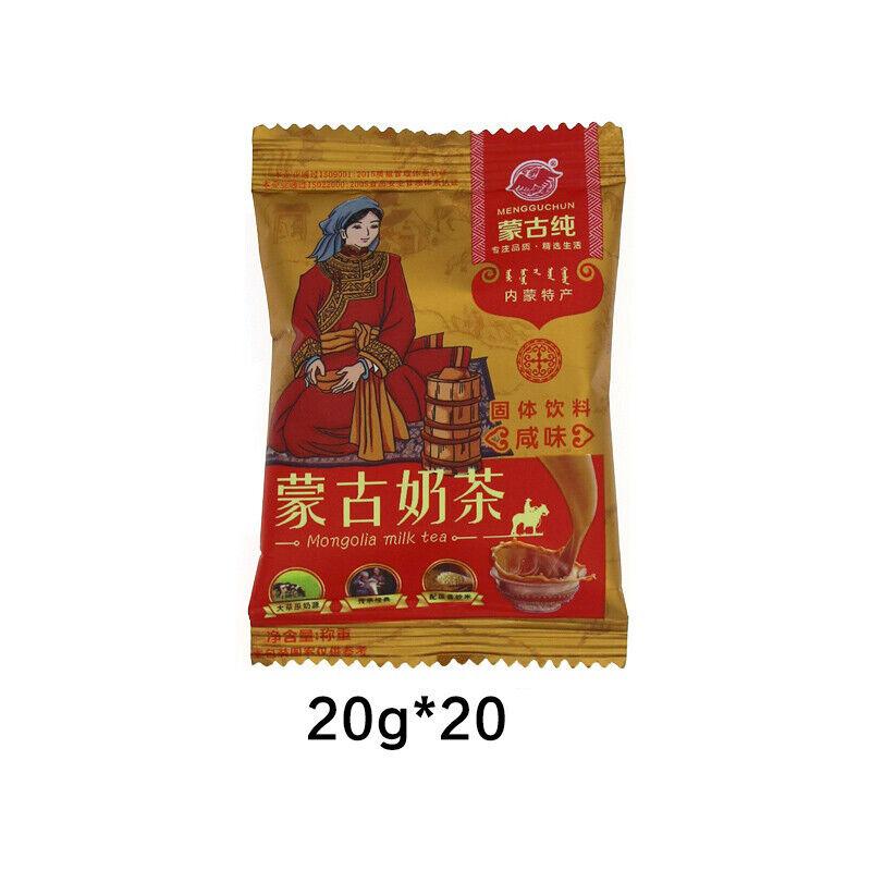 Монгольский чистый соленый молочный чай 400 г (20 упаковок) Растворимый порошок для приготовления чая с молоком
