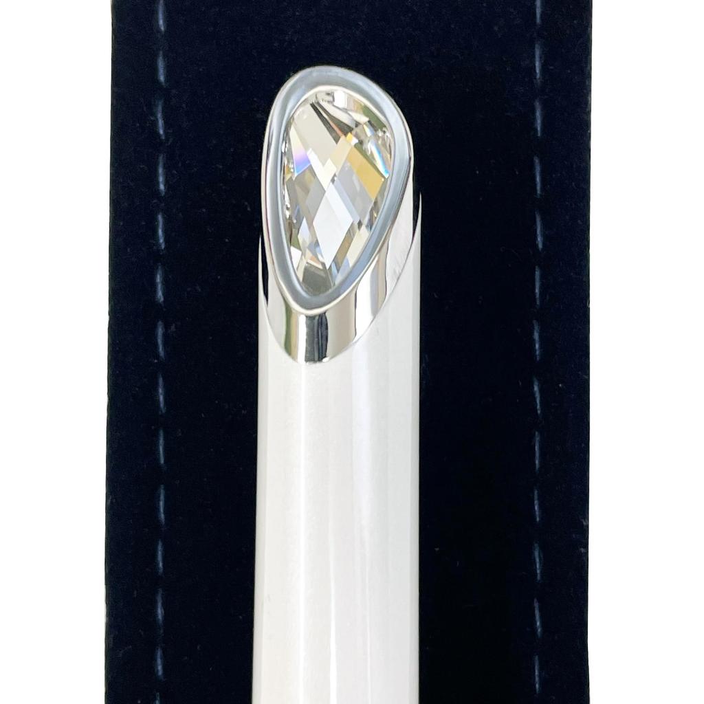 Swarovski Шариковая ручка белая (На масле) Лак "Crystal Starlight"[Предмет]