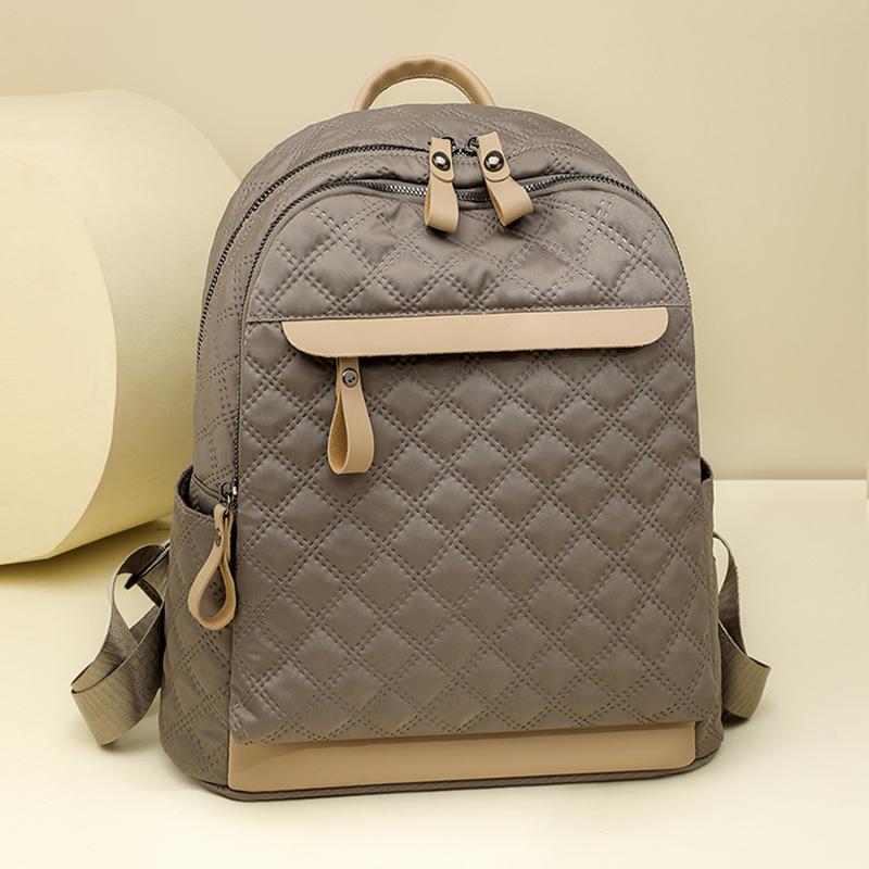 Рюкзак Студенческий Школьный Рюкзак Женский Легкий Ромбовидный Рюкзак