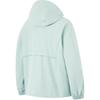 Li Ning Fitness Series однотонная молния с капюшоном удобная дышащая свободная спортивная ветровка женская верхняя одежда перо-зеленый AFDU150-4