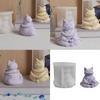 Cats Statue Silicone Candle Molds for Making Candle Soap Home Decoration Fondant Silicone Molds for Chocolate Baking