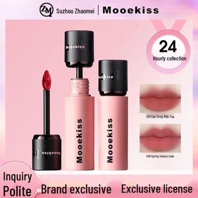 Mooekiss Матовый бархатный мусс для губ: Шелковистый туман блеск для губ
