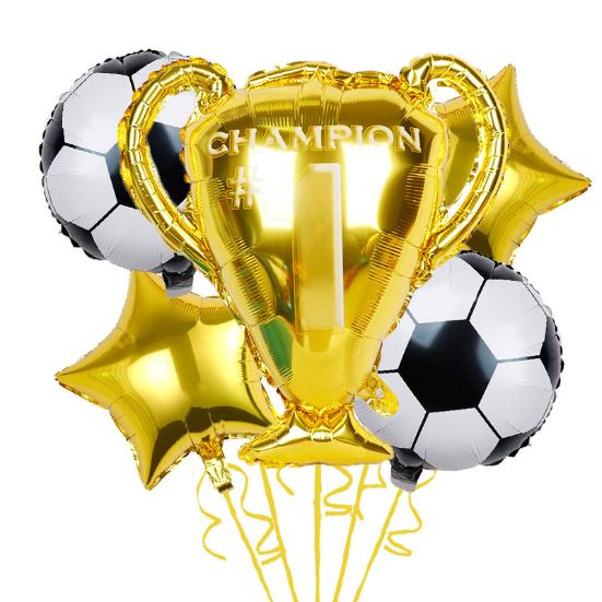 Champions Trophy Balloon Eye-catching Party Supplies Aluminum Film Fun Children Birthday Decoration Toy Ball for Festival ARI