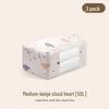Transparent Cotton Quilt Storage Bag with Handle - Dustproof Clothes Organizer for Dormitory or Moving
