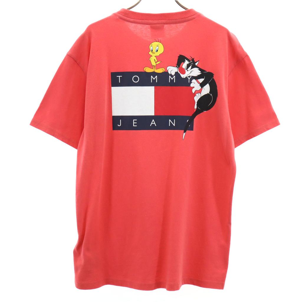 Tommy Hilfiger Looney Tunes Collaboration Back Print Short Sleeve T-shirt Men's Used