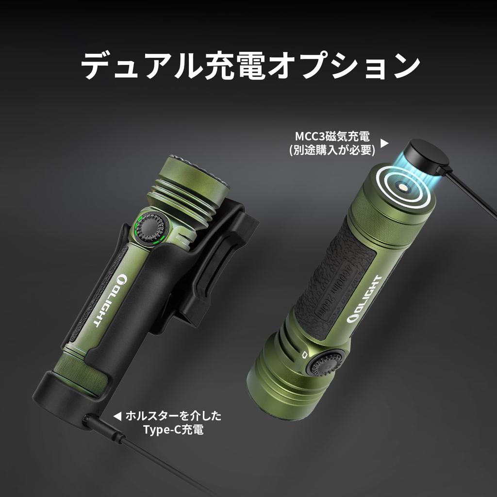 OLIGHT Светодиодный фонарик Seeker 4 Pro, 4600 люмен, с двумя перезаряжаемыми фонариками, в комплекте чехол для использования на открытом воздухе, предотвращения стихийных бедствий, строительства, самообороны (О.Д.