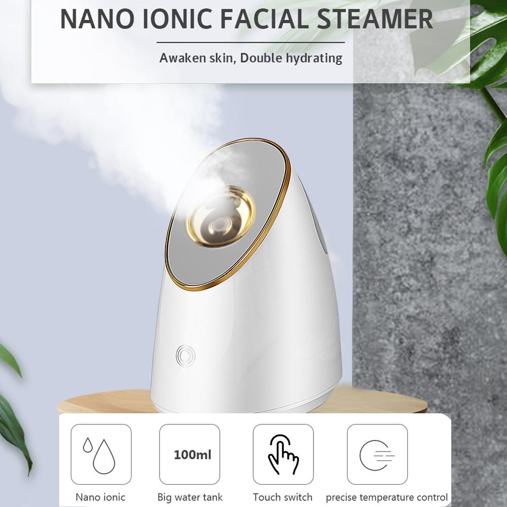 100 мл паровой аппарат для лица Nano Steam SPA Spray увлажняющий спрей для лица увлажнитель красоты инструмент Gold EU
