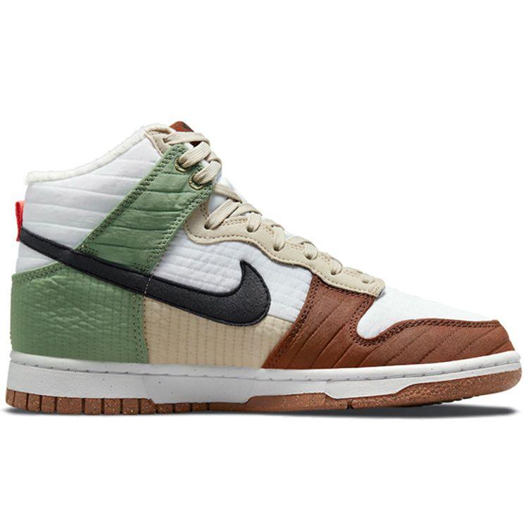 Nike Женские кроссовки Dunk High LX Next Nature Toasty White Summit-White Black DN9909-100