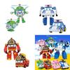 Korean Tv Animation's Robocar Poli Ambe Roy Helly Robot Transformer Set For Kids Educational Gifts