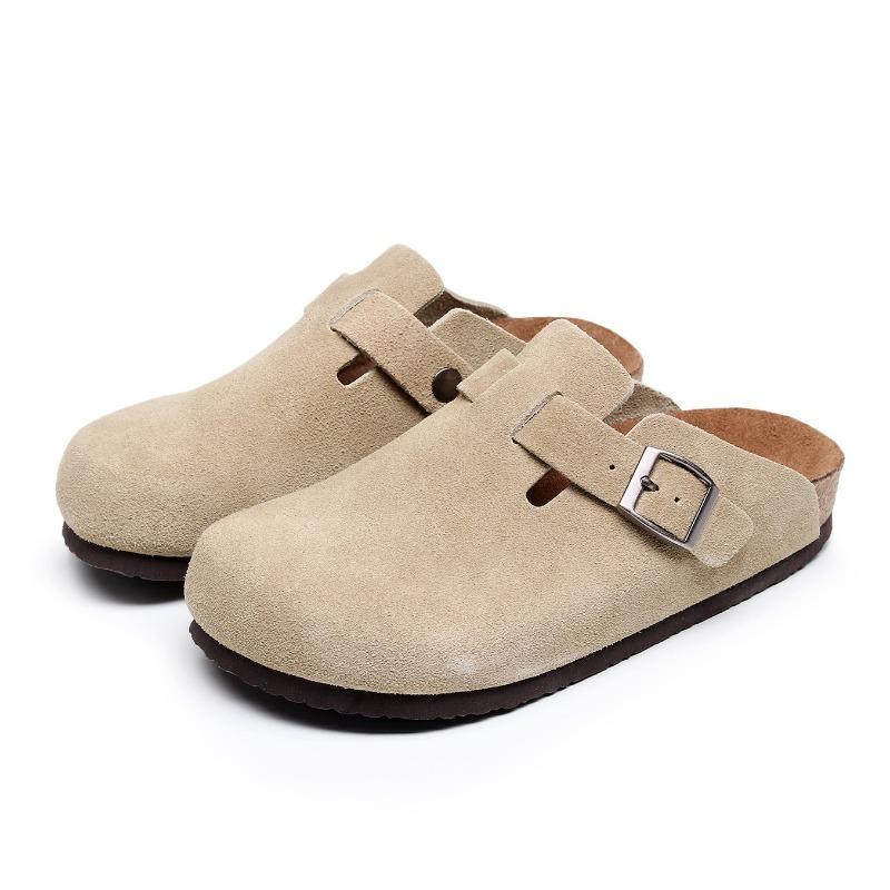 Пробковые шлепанцы женская сумка головные туфли уличные повседневные полуботинки ретро парные полусандалии серия oston