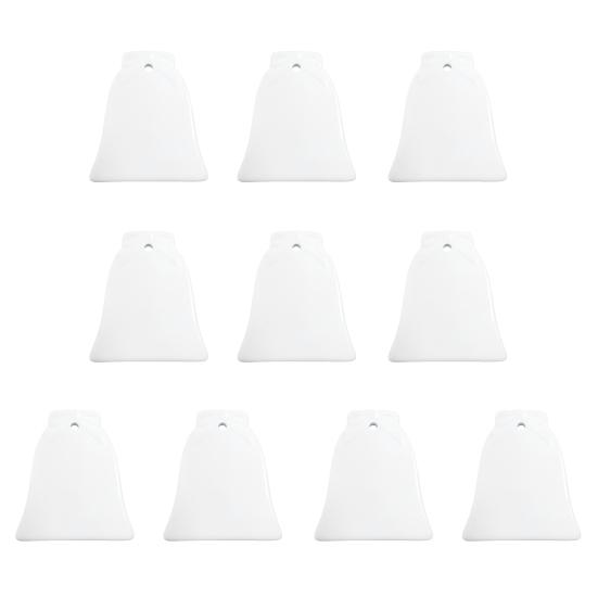 Сублимационное керамическое украшение Белое сублимационное заготовка-украшение Незаконченное рождественское подвесное