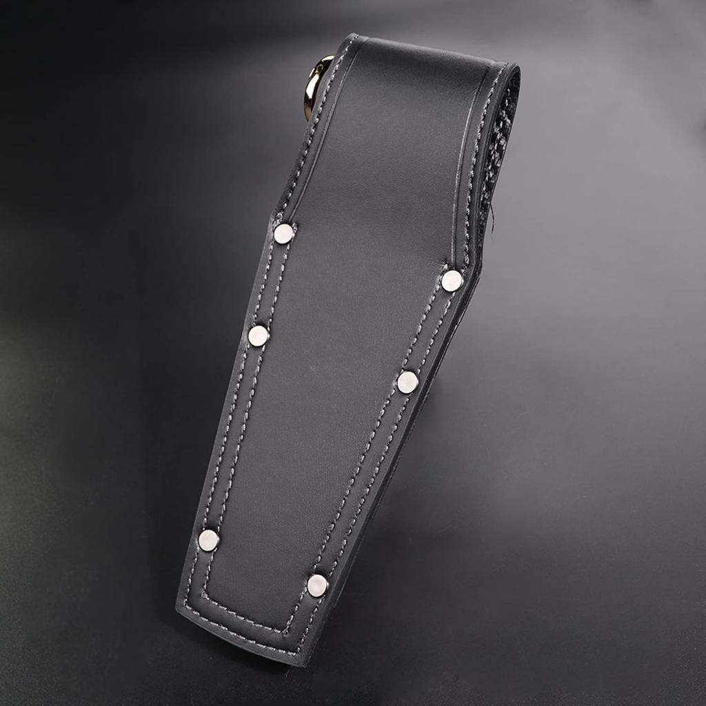 Fujiya 2-Tier Holder, Black and Gold, Light PU Leather Series, AH-62BG