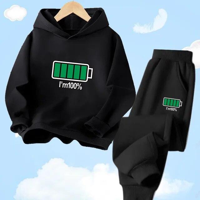 Модные детские толстовки с принтом лимона и фруктов для мальчиков, одежда, весенний свитшот, длинные штаны, комплект одежды из 2 предметов, комплект одежды для От 3 до 14 лет