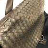 BOTTEGA VENETA 409595 Рюкзак Intrecciato Нейлон / Кожа Темно-синий x Коричневый