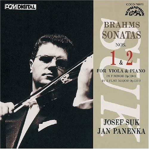 CD JOSEF SUK Brahms Viola Sonatas COCO70976 2008 Japan ObiClassical Used