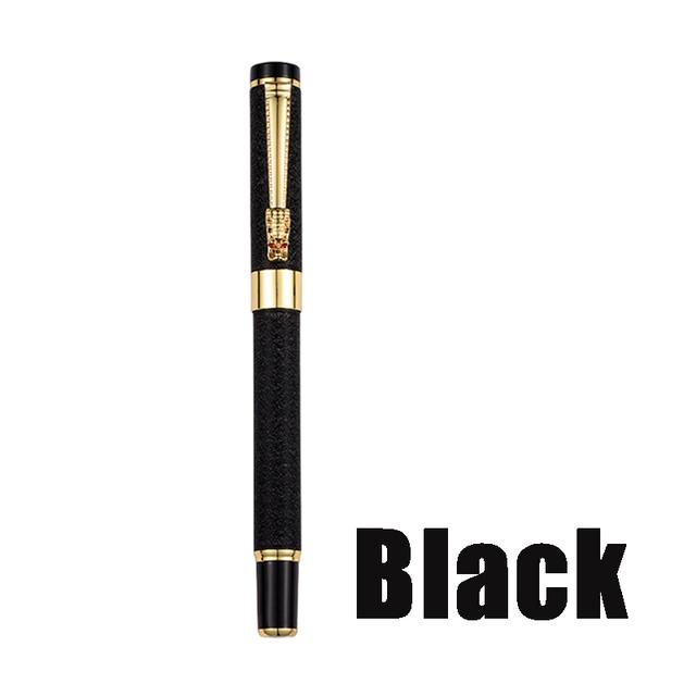 Бизнес-металлические цвета, авторучки для подписи, 0,38/1,0 мм, сменные чернильные ручки, модные матовые письменные школьные подарки, канцелярские принадлежности