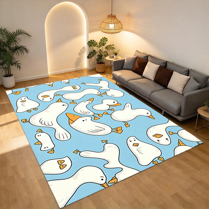 Duck Living Room Nonslip Area Rug Soft Carpet For Bedroom Game Playroom Sofa Office Home Decor Doormat Christmas Gift C9261320