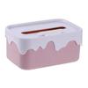 Rectangular Tissue Box Holder with Lid Large Capacity Universal Fit Tissue Container