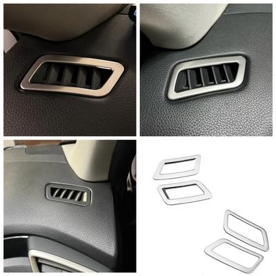 Для Nissan X-trail Xtrail Rogue T32 2014-2025 Qashqai J11 LHD Автомобильная накладка на вентиляционное отверстие кондиционера Отделка Декоративная наклейка